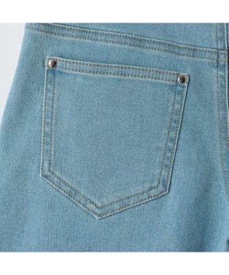 ロゴベルトデニムショートパンツ　８７５１１２２