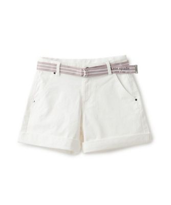 ロゴベルトデニムショートパンツ　８７５１１２２