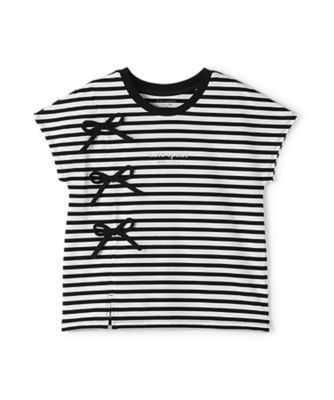 KATE SPADE NEW YORK (Baby&Kids)/ケイト・スペード ニューヨーク キッズ ストライプボウＴシャツ　８７５２２１４