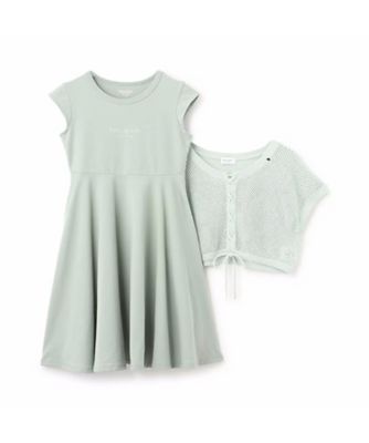 メッシュニット＆ワンピースセット　８７５２３０３