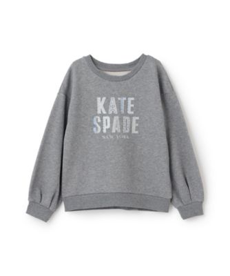 KATE SPADE NEW YORK (Baby & Kids)/ケイト・スペード ニューヨーク キッズ デコレートロゴトレーナー 8753223 チャコール トップス【三越伊勢丹/公式】