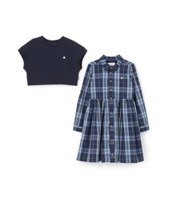 オーガストチェックシャツワンピース＆トップスセット