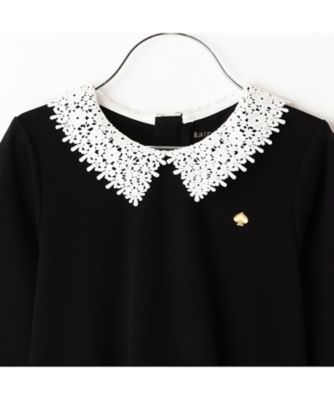 ケイトスベードニューヨーク黒 フレアスリーブ ワンピース brandeal_0420z1041