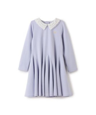 KATE SPADE NEW YORK (Baby & Kids)/ケイト・スペード ニューヨーク キッズ レースカラーフレアワンピース 8753328 ライトグレー ワンピース・ドレス【三越伊勢丹/公式】