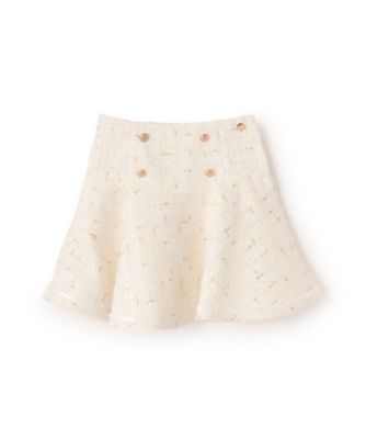 ダブルボタンミックスツイードスカート 8754150 | KATE SPADE