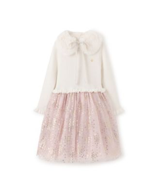 ＜KATE SPADE NEW YORK (Baby&Kids)＞ティペット付きフラワードットチュールワンピース　８７５４３０５