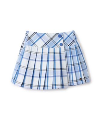 ＜KATE SPADE NEW YORK (Baby&Kids)＞チェックプリーツラップキュロットスカート　８７６１１４１