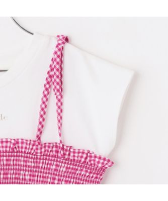 ギンガムビスチェドッキングTシャツ 8761263 | KATE SPADE NEW