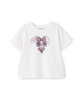 ＜KATE SPADE NEW YORK (Baby&Kids)＞ラビットグラフィックＴシャツ　８７６１２７０