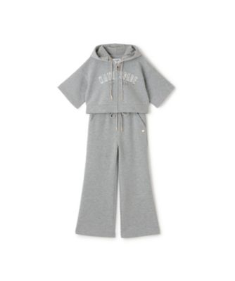 ＜KATE SPADE NEW YORK (Baby&Kids)＞ロゴ半袖パーカ＆パンツセット　８７６１３６７