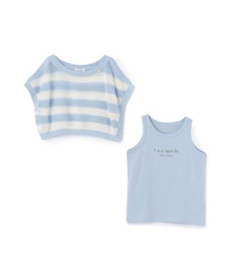 ストライプメッシュニット＆タンクトップセット 8762246 | KATE