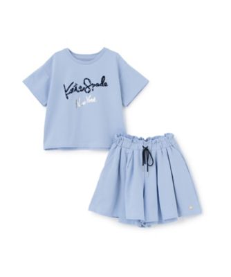 ロゴTシャツ＆キュロットスカートセット 8762363 | KATE SPADE