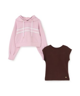 ロゴクロップドフーディー＆Tシャツセット 8763244 | KATE