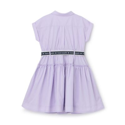 新品タグ付き　kate spade ロゴベルトワンピース　140 ロゴベルトシャツワンピース 8763321 | KATE SPADE NEW YORK