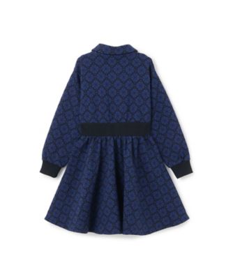 スペードフラワージャガードカットワンピース 8763365 | KATE