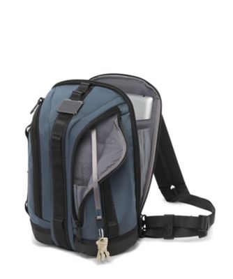 TUMI「ナイト」スリング ブラック レザー仕様 ALPHA BRAVO 「ナイト」スリング（ボディバッグ/ウエストポーチ