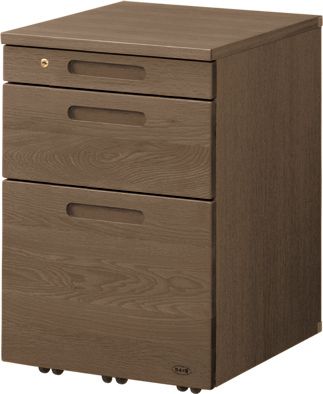 浜本工芸 (Baby & Kids)/ハマモトコウゲイ No.89 ワゴン 移動袖A カフェオーク 机・デスク【三越伊勢丹/公式】