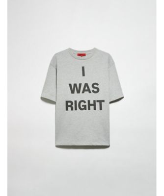 【送料無料】MAX & Co. (Women)/マックス アンド コー イットシャツ Tシャツ HERE WE GO AGAIN with Pietro Terzini 8976035202 MELANGE LIGHT GREY トップス【三越伊勢丹/公式】
