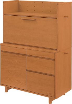 浜本工芸 (Baby & Kids)/ハマモトコウゲイ No.90 デスクA ダークオーク 机・デスク【三越伊勢丹/公式】