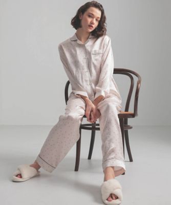シルクハートシャツパジャマ 91408 | Narue (Women)/ナルエー