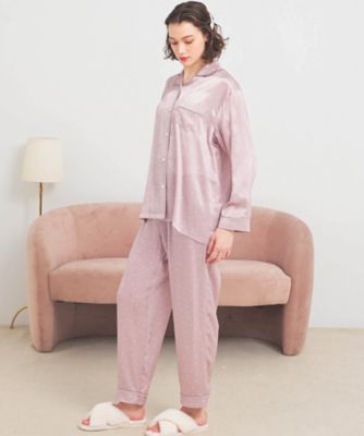 シルクハートシャツパジャマ 91408 | Narue (Women)/ナルエー