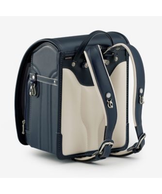 【送料無料】【２０２６年２月中旬以降届】ＬＥＡＴＨＥＲ　ＢＯＬＣＡ　レザーボルカ　名入れあり　ネイビー／グレー