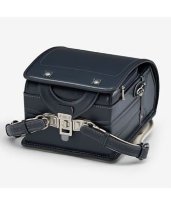 【送料無料】【２０２６年２月中旬以降届】ＬＥＡＴＨＥＲ　ＢＯＬＣＡ　レザーボルカ　名入れあり　ネイビー／グレー