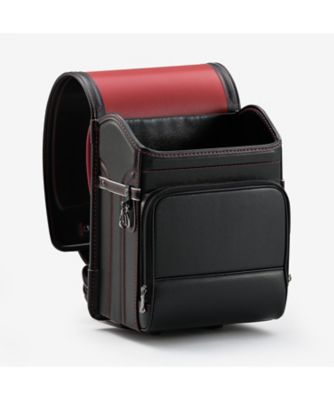 【送料無料】【２０２６年２月中旬以降届】ＬＥＡＴＨＥＲ　ＢＯＬＣＡ　ＲＥＡＲＣＯＬＯＲ　レザーボルカ　リアカラー　ブラック／レッド