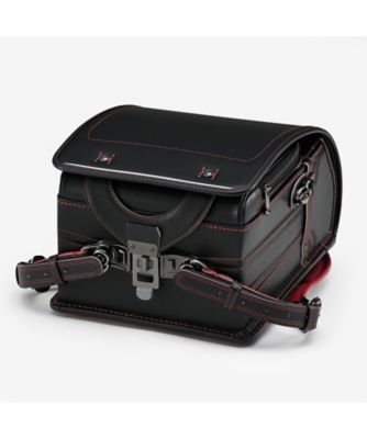 【送料無料】【２０２６年２月中旬以降届】ＬＥＡＴＨＥＲ　ＢＯＬＣＡ　ＲＥＡＲＣＯＬＯＲ　レザーボルカ　リアカラー　ブラック／レッド