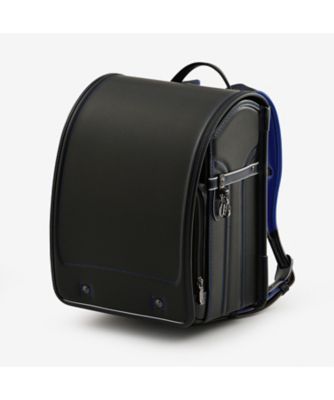 ＜村瀬鞄行 (Baby&Kids)＞【送料無料】【２０２６年２月中旬以降届】ＬＥＡＴＨＥＲ　ＢＯＬＣＡ　ＲＥＡＲＣＯＬＯＲ　レザーボルカ　リアカラー　ブラック／マリンブルー