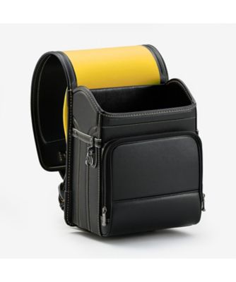 【送料無料】【２０２６年２月中旬以降届】ＬＥＡＴＨＥＲ　ＢＯＬＣＡ　ＲＥＡＲＣＯＬＯＲ　レザーボルカ　リアカラー　ブラック／イエロー