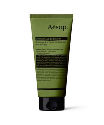 送料無料 ゼラニウム ボディスクラブ Aesop Aesop の通販 Meeco 三越伊勢丹オンラインストア