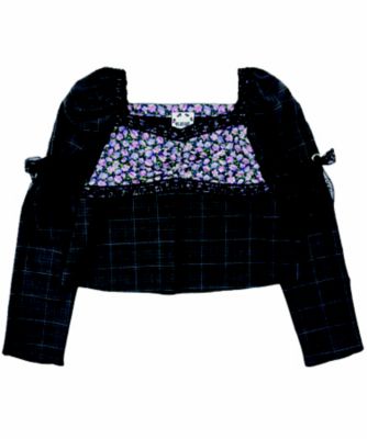 ＜95JIEUN (Women)＞Ｇｉｒｌｙ　Ｂｕｓｔｉｅｒ　Ｔｏｐ　９５２０２５ＦＷーＴＯＰ０１