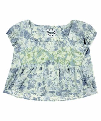 ＜95JIEUN (Women)＞Ｆｌｏｗｅｒ　Ｒｏｍａｎｔｉｃ　Ｔｏｐ　９５２０２５ＦＷーＴＯＰ０４