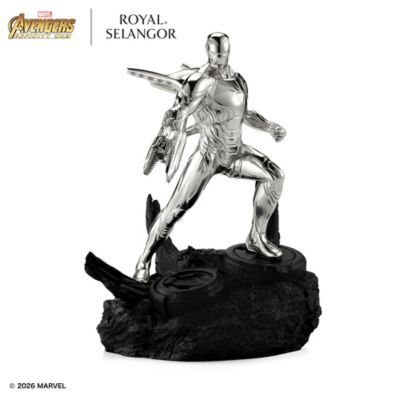 アイアンマンリミテッドエディションフィギュア 世界3000体限定 シルバー ☆【受注生産】フィギュリン アイアンマン インフィニティ・ウォー