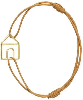 ALIITA (Women)/アリータ CASITA PURA コードブレスレット YELLOW GOLD_COGNAC 【三越伊勢丹/公式】