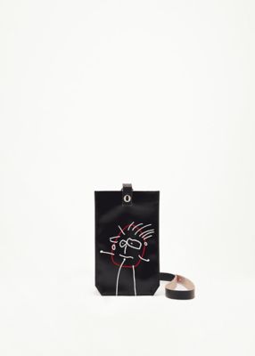 PLAN C (Women)/プランシー ピリアンドビアンカモバイルフォーンホルダー BLACK 携帯電話・スマートフォン用ケース【三越伊勢丹/公式】