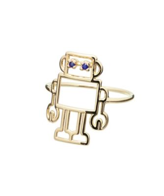 ＜ALIITA (Women)＞ＲＯＢＯＴ　ブルーサファイア　リング　９９．ＲＩＰＵ５８００３ＺＹＧ０９Ｋ