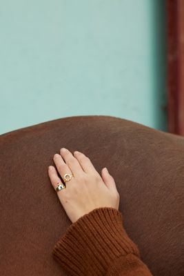 ＨＯＲＳＥＳＨＯＥ　ダイヤモンド　リング　９９．ＲＩＳＰＦＪ００１ＡＹＧ０９Ｋ