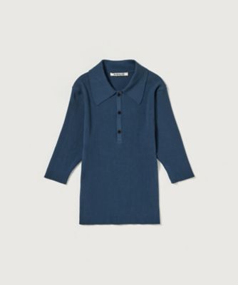 ＊ＣＯＴＴＯＮ　ＨＩＧＨ　ＧＡＵＧＥ　ＲＩＢ　ＫＮＩＴ　ＰＯＬＯ