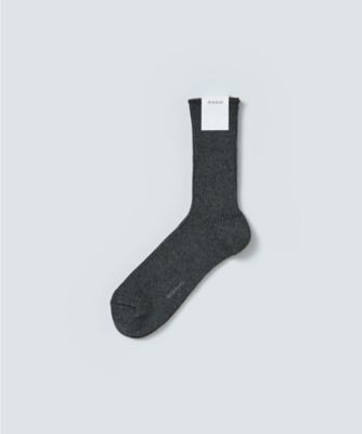 ＜AURALEE (Women)＞ＣＯＴＴＯＮ　ＣＡＳＨＭＥＲＥ　ＬＯＷ　ＧＡＵＧＥ　ＳＯＣＫＳ　Ａ００Ｓ０１ＳＸ－Ｗ