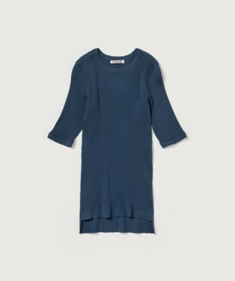 ＜AURALEE (Women)＞＊ＣＯＴＴＯＮ　ＨＩＧＨ　ＧＡＵＧＥ　ＲＩＢ　ＫＮＩＴ　ＴＥＥ