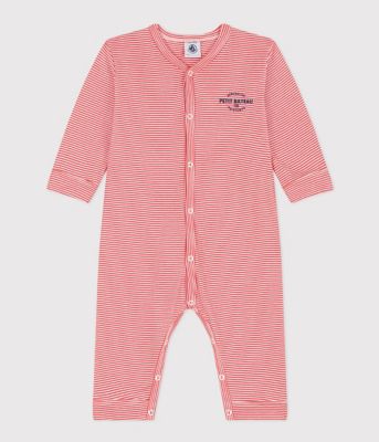 ＜PETIT BATEAU (Baby&Kids)＞ミラレ　足なしロンパース