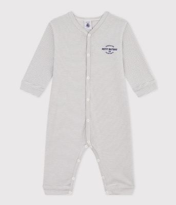 ＜PETIT BATEAU (Baby&Kids)＞ミラレ　足なしロンパース