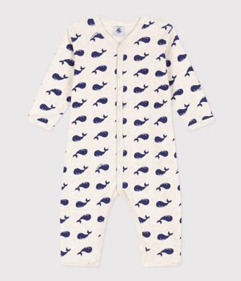 ＜PETIT BATEAU (Baby&Kids)＞プリント　足なしロンパース