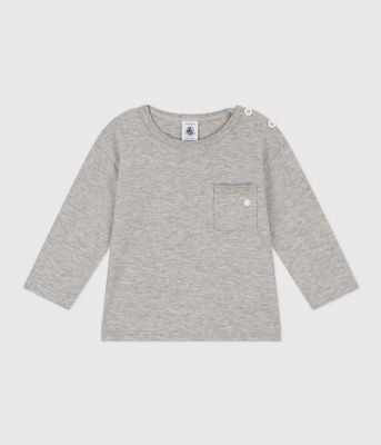 ＜PETIT BATEAU (Baby&Kids)＞コットンジャージ　長袖Ｔシャツ