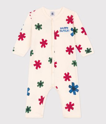 ＜PETIT BATEAU (Baby&Kids)＞プリント　足なしロンパース