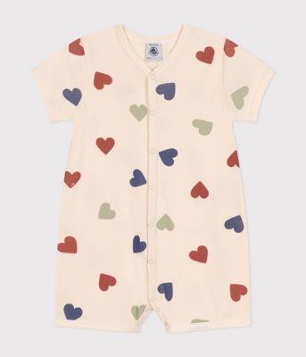 ＜PETIT BATEAU (Baby&Kids)＞プリントショートロンパース