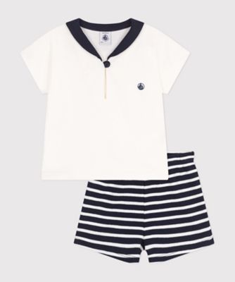 PETIT BATEAU (Baby&Kids)/プチバトー ベビー２点セット　Ａ０ＣＰＡ０１