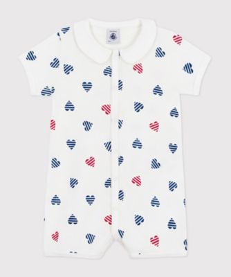 PETIT BATEAU (Baby&Kids)/プチバトー ショートロンパース A0CU801